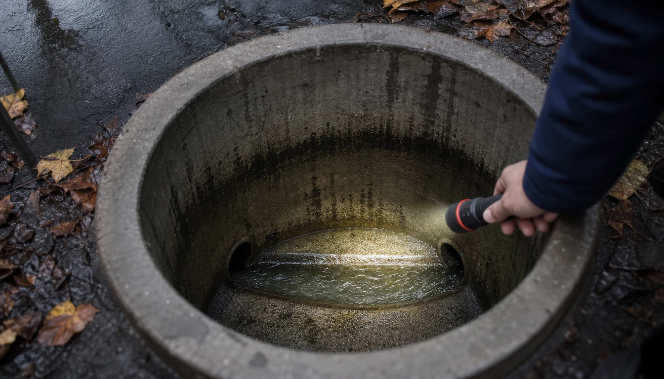 Контроль потока в колодце: пример выполненной работы